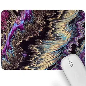 Golden Feathers Abstract