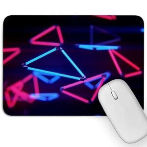 Glowing Triangle Sticks Abstract