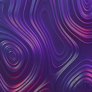 Violet Ripple Abstract