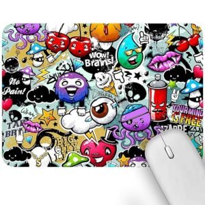 Artich Cartoon Graffiti Gaming Mouse Pad