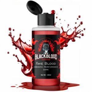 Blackblood The Fake Blood for Horror Fake Blood Scary Prank & Halloween Party (Bloodyred) (120ml)
