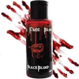 Blackblood The Fake Blood for Horror Fake Blood Scary Prank & Halloween Party (Bloodyred) (60ml)